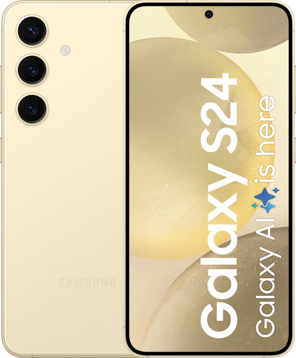 Samsung Galaxy S24 5G - 256GB - Amber Yellow — afbeelding 1