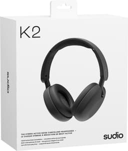 Sudio K2 - Zwart - draadloze koptelefoon - Bluetooth - 3.5mm audiojack - ANC - USB-C tot 35 uur afspeeltijd — thumbnail 5