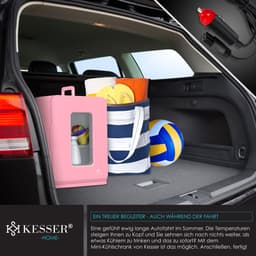 KESSER® Tafelmodel Koelkast 15 Liter AC DC 220-240V en 12V - Mini Koelkast Vrijstaand met Verwarmingsfunctie - Koelbox ideaal voor Auto en camperen - — thumbnail 19