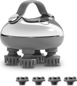 Pro Scalp Massager - Hoofdhuid Massager - Elektrisch Hoofd Massager met 3 Knedende Modi en 4 Vervangende Massagekoppen - Draagbaar Handheld IPX7 Waterdicht Hoofd Massager voor Haargroei en Lichaamsontspanning — thumbnail 1