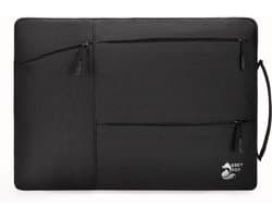 Grey Fox Laptophoes 15.6 inch - Laptop Sleeve - Waterdicht - Macbook / IPad / Thinkpad - Sleeve met Dubbele Ritssluiting - Zwart