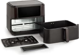CREATE - Airfryer zonder olie 10 L met scheidingssysteem - 10 vooringestelde programma's - Zwart - AIR FRYER DUAL — thumbnail 8