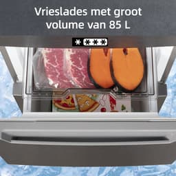 CHiQ CID282NEIBE - Koel-vriescombinatie - 282 Liter - No Frost - Inverter Compressor - LED Display - 37 dB - 3 Deuren - 12 jaar garantie op compressor — thumbnail 15