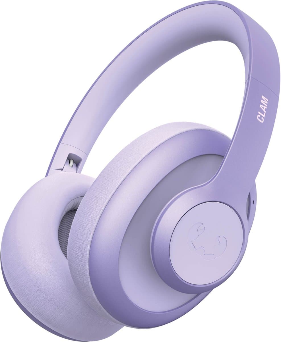 Fresh 'n Rebel Clam Ace – Draadloze Bluetooth Koptelefoon met Active Noise Cancelling - 60 uur Speeltijd - Met volume wiel - Dreamy Lilac — afbeelding 1