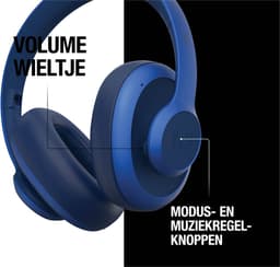 Fresh 'n Rebel Clam Ace – Draadloze Bluetooth Koptelefoon met Active Noise Cancelling - 60 uur Speeltijd - Met volume wiel - True Blue — thumbnail 2