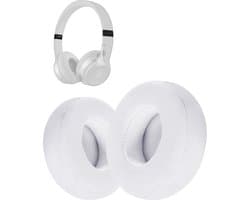 Oorkussens geschikt voor Beats By Dr. Dre Solo 2.0/3.0 wireless - Koptelefoon oorkussens voor Beats Solo wit