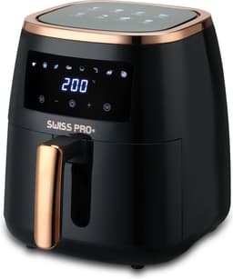 Swiss Pro+ Airfryer SP-AF6.5L.BG airfryer XXXL - Intelligente Heteluchtfriteuse Digitaal- 6.5 L - XXXL 1500W Black/rose gold — thumbnail 1