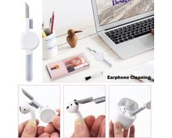 10 in 1 Schoonmaak Kit - Multifunctionele Schoonmaak Set -Toetsenbord Schoonmaken - Keycap Pulle - Keyboard Cleaner - Airpods Cleaner - Reiniging Set - Voor laptops, telefoons, camera, schermen en Oordopjes - Wit