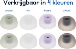 Ibley ComfortFit Siliconen oortips voor Samsung Galaxy buds 2 groen - Siliconen Earplug - S/M/L formaat - 3 paar - 3 maten — thumbnail 5
