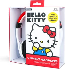 Hello Kitty - kinderkoptelefoon met volumebegrenzing - verstelbaar - comfortabel (rood/wit) — thumbnail 7