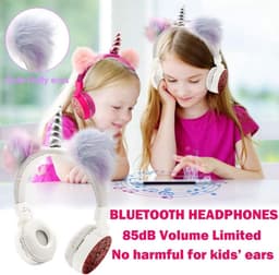 Koptelefoon Kinderen- Optelefoon Draadloos- Koptelefoon Noise Cancelling- Gehoorbescherming Kinderen — thumbnail 2