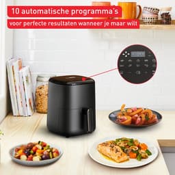 Tefal Easy Fry Compact EY1458 - Airfryer - 3L - 1300W - Compact Design - Zwart — thumbnail 6