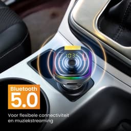 R2B Bluetooth Transmitter Auto - FM Transmitter - Bluetooth Receiver - Autolader - Carkit - USB C en USB A & Micro SD Poort - Auto Accessoires — thumbnail 4