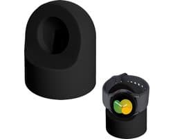 kwmobile Horloge standaard geschikt voor Samsung Galaxy Watch 4 / 5 / 6 Galaxy Watch 7 / FE / Ultra Laadstation - Oplaad houder - Lichtgewicht siliconen houder in zwart