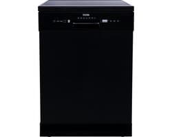 ETNA VWV142ZWA - Vrijstaande vaatwasser - Zwart - 60 cm - 42dB - 14 Couverts - Extra droog