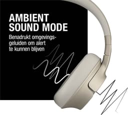 Fresh ‘n Rebel Clam Fuse – Draadloze Bluetooth Koptelefoon met Active Noise Cancelling - 45 uur Speelduur - Silky Sand — thumbnail 8