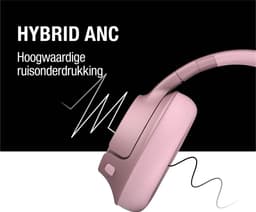 Fresh ‘n Rebel Clam Fuse – Draadloze Bluetooth Koptelefoon met Active Noise Cancelling - 45 uur Speelduur - Pastel Pink — thumbnail 6