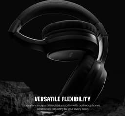 Voltma PowerBeats Koptelefoon - Headset met microfoon en IPX5 waterdicht - 80 uur Speeltijd - Headphone Bluetooth 5.2 - 27dB Active Noise Cancelling ANC - Hoofdtelefoon Draadloos - Multipoint Pairing - On-ear - Comfortabele Wireless Earphones — thumbnail 3