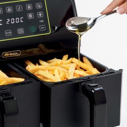 Ariete 4623 - Dubbele Airfryer XXL - Twee Kookvakken - 8 Liter - 1700 Watt - Dual Zone Technologie - 8 automatische programma's — thumbnail 12