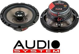 Audio System Carbon Series 165mm Coax System 2x110/70 watt Auto speakers 16.5cm ( 6.5 inch ) Luidsprekers — thumbnail 1
