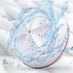 Borvat® - draagbare mini-turbo wasmachine - Kleine Wasmachine - Draagbare Wasmachine - Mini Wasmachine Met Centrifuge - Efficiënte en handige wasoplossing — thumbnail 6