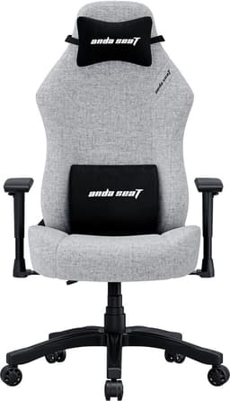 Andaseat Luna Series Grey Fabric - gaming chair - gamestoel - ergonomische bureaustoel volwassenen - nek en rug steun - verstelbaar comfort - kras en vlek bestendig - extra sterk stalen frame constructie - hoogwaardige schuimvulling - grijs — thumbnail 1
