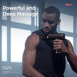 Igoods Massage gun - Massagepistool - Draadloos - Spierherstel en Relax massage - Zwart — thumbnail 4