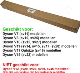 Buis geschikt voor Dyson V7 V8 V10 V11 V15 (sv11 sv10 sv12 sv14 sv15 sv16 sv17 sv22 sv25 sv27 sv28) grijs 06911646 — thumbnail 2