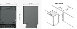 Samsung DW60BG750B00ET Volledig ingebouwd/integreerbaar C-label — thumbnail 9