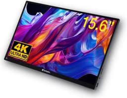 Verbatim PMT-15-4K Portable Touchscreen Monitor 15.6" 4K Metal Housing — thumbnail 1