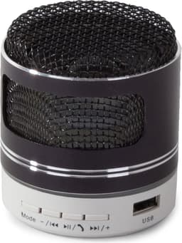Bluetooth mini draadloze mp3 -radio fm usb microsd - connector Zwart — thumbnail 2