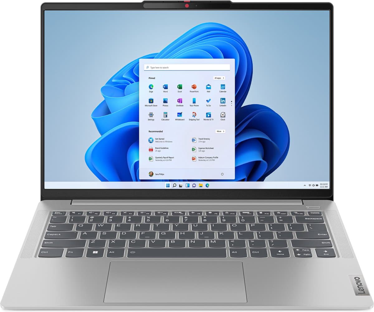 Lenovo IdeaPad Slim 5 14ABR8 AMD Ryzen™ 5 7530U Laptop 35,6 cm (14") WUXGA 16 GB DDR4-SDRAM 512 GB SSD Wi-Fi 6E (802.11ax) Windows 11 Home Engels Grijs — afbeelding 1