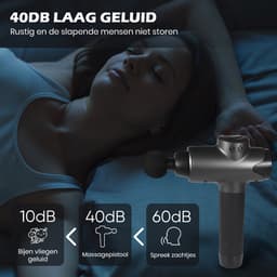 MelYas Massage Gun - 12 opzetstukken - Massage Pistool - Massage Pistool + Massagebal - Massage Apparaat - Massage - Relax - Sport Massage Apparaat - Massageapparaat - Incl. Massagebal - Massage Gun Professioneel - Sport - Touchscreen — thumbnail 5