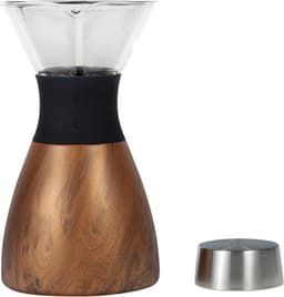 Asobu Pour Over Insulated Coffee Maker - Zwart / Wood — thumbnail 2