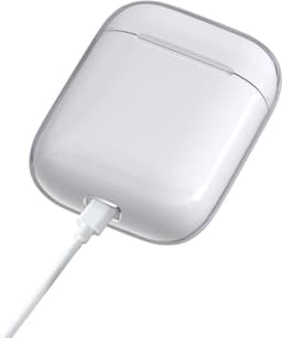 Hoesje geschikt voor Airpods 1 / Airpods 2 - Schokbestendig siliconen Case Silicone - Transparant — thumbnail 3
