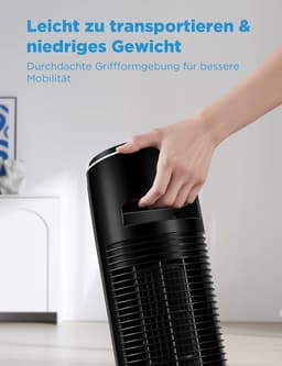 Ventilator - Ventilator Staand - Tafelventilator - Krachtige Luchtstroom - Ventilator Toren - Sterke Luchtstroom — thumbnail 5