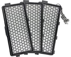 3x Miele Hepa Filter - Geschikt voor Miele Classic Compact C1, Complete C2 & C3 - Koolstof Filter - Vervanger voor SF-HA 50 - Hepa Airclean 50 Filter
