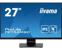 iiyama ProLite T2752MSC-B1 - 27 Inch - IPS - Full HD - 10 punts touch