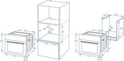 Grundig GEKW27000B oven 40 l Zwart, Roestvrijstaal — thumbnail 3