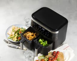 DOMO DO537FR - Deli-fryer 'double fry zone' - 2x 4 L - 2850 W — thumbnail 8