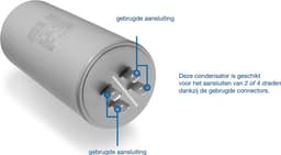 Dparts condensator 25 µF - universeel - 450V - universele aanloopcondensator - 25uf — thumbnail 3