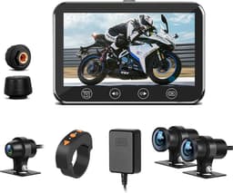 Motorfiets Dashcam Waterdicht met Nachtzicht en G-Sensor - Veilige Ritten Verzekerd — thumbnail 1