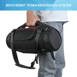 YONO Tas met Schouderband geschikt voor JBL Boombox 3 / Boombox 3 Wi-Fi - Travel Case - Bescherm Hoes - Zwart — thumbnail 2
