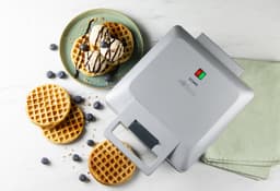 DOMO DO9251W Wafelijzer 'Wafflelicious' - voor 4 ronde wafels — thumbnail 5