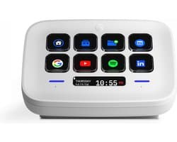 Elgato Stream Deck Neo - 8 Aanpasbare LCD Toetsen - Voor Streamen of het Kantoor - Wit