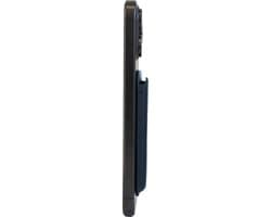 Coverzs wallet met pasjeshouder geschikt voor MagSafe Apple iPhone 12/13/14/15/16/Mini/Max/Pro/Pro Max/Plus - Kaarthouder - Pasjeshouder voor telefoons - PU leren portemonnee geschikt voor MagSafe (blauw) — thumbnail 4