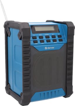 Denver Bouwradio DAB - Bluetooth - met Accu - AUX - FM - USB-C - Spatwaterdicht - WRD60 — thumbnail 1