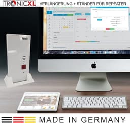 TronicXL repeater standaard met kabelverlenging 0,2m geschikt voor Fritz Repeater 2400 1160 1750e AVM Fritz! – WLAN Houder - stand (0,2 m Kabel + standaard) — thumbnail 5