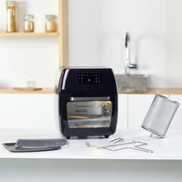 Black & Decker BXAFO1200E Enkel 12 l Vrijstaand 1700 W Heteluchtfriteuse Zwart — thumbnail 4