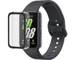 Hoesje voor Samsung Galaxy Fit 3 - Harde beschermhoes transparant scherm gehard glas